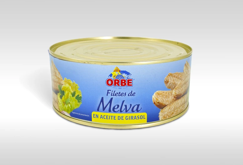 Melva (filetes) en aceite de girasol