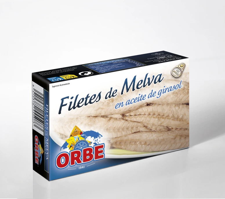Melva (filetes) en aceite de girasol