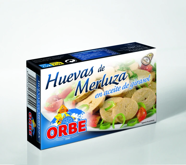 Huevas de Merluza en aceite de girasol