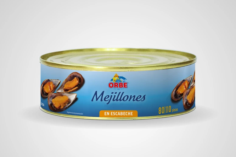 Mejillón en escabeche 80/110 piezas de las rías gallegas S