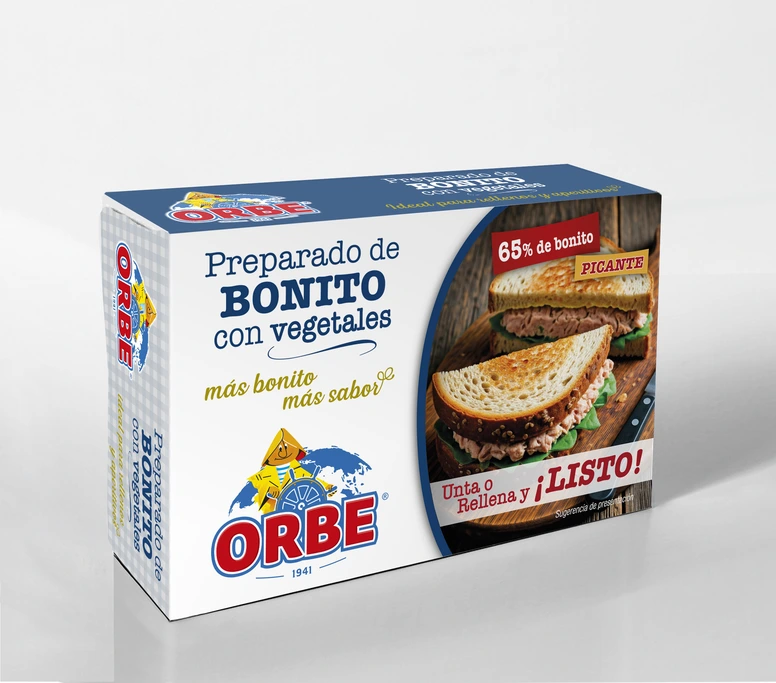 Preparado de bonito c/vegetales