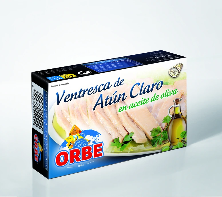 Ventresca de atún claro en aceite de oliva