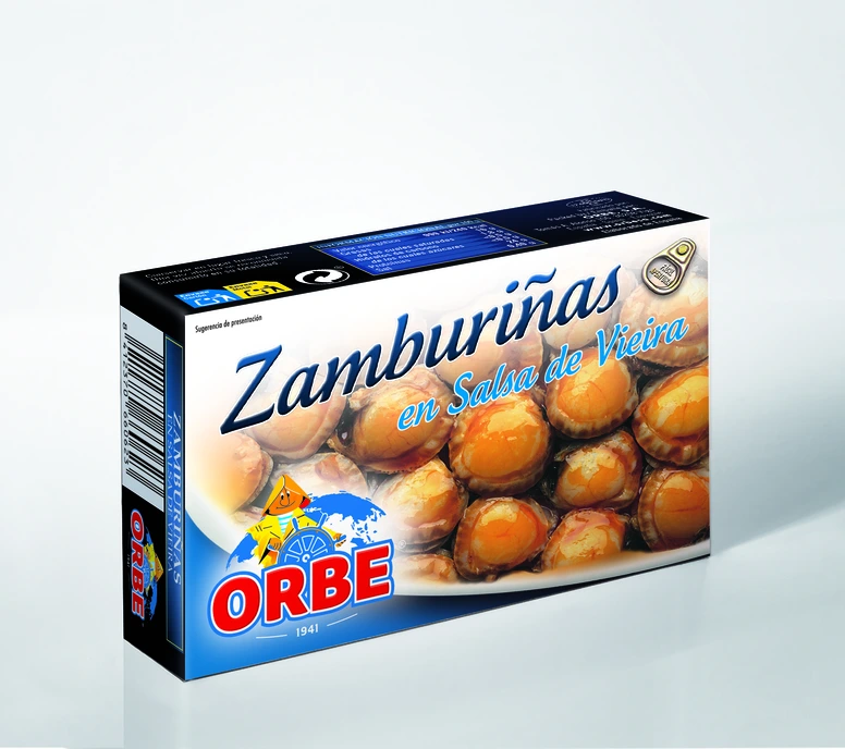 Zamburiñas en salsa de vieira