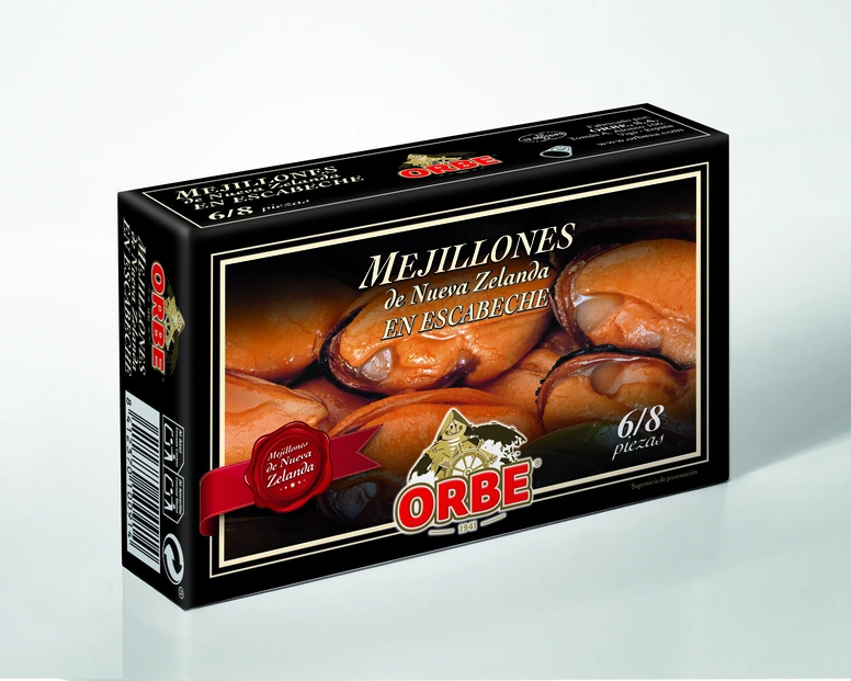 Mejillones de Nueva Zelanda en escabeche 6/8