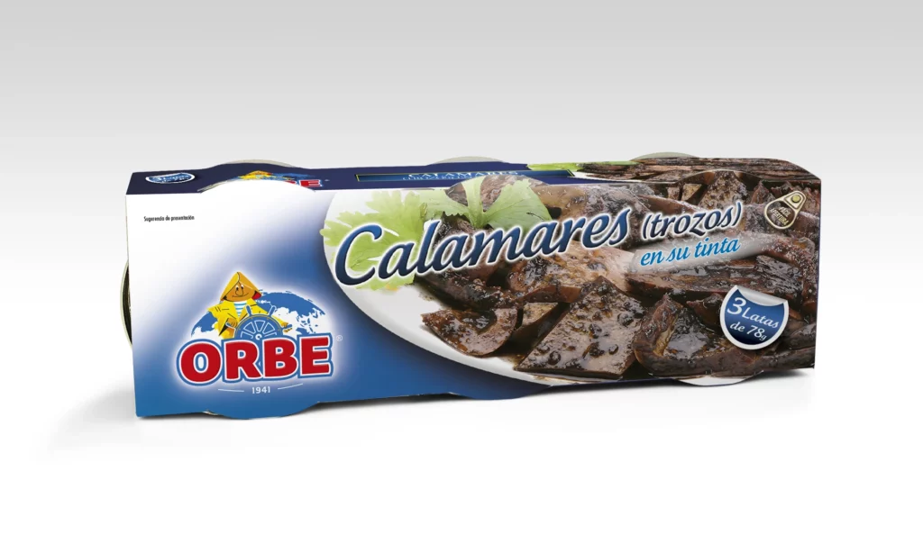 Calamares en su tinta tripack