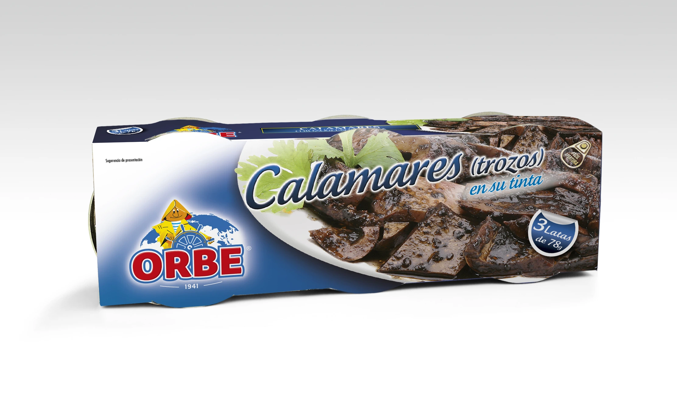 Calamares en su tinta tripack