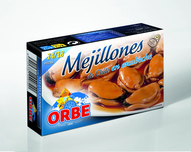 Mejillones de Chile en escabeche 14/18