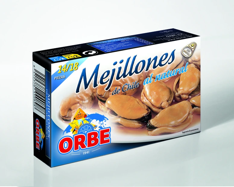 Mejillones de Chile al natural