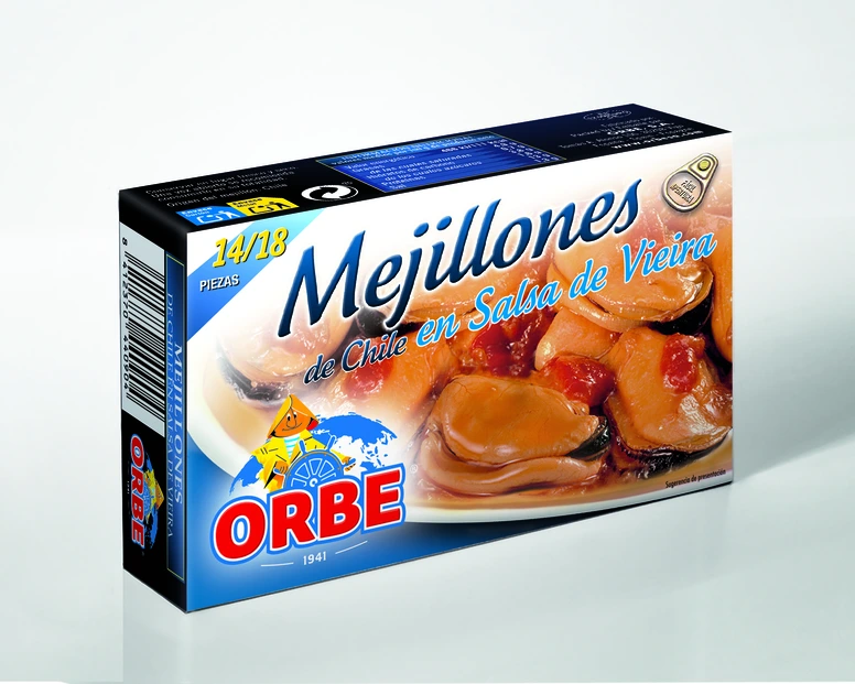 Mejillones de Chile en salsa de vieira 14/18