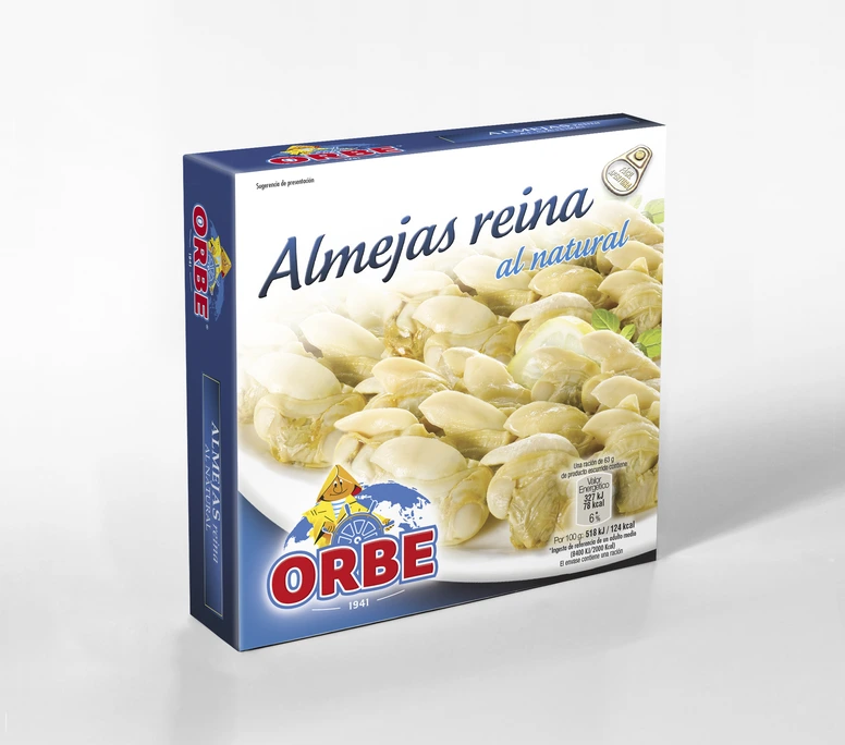 Almeja reina al natural