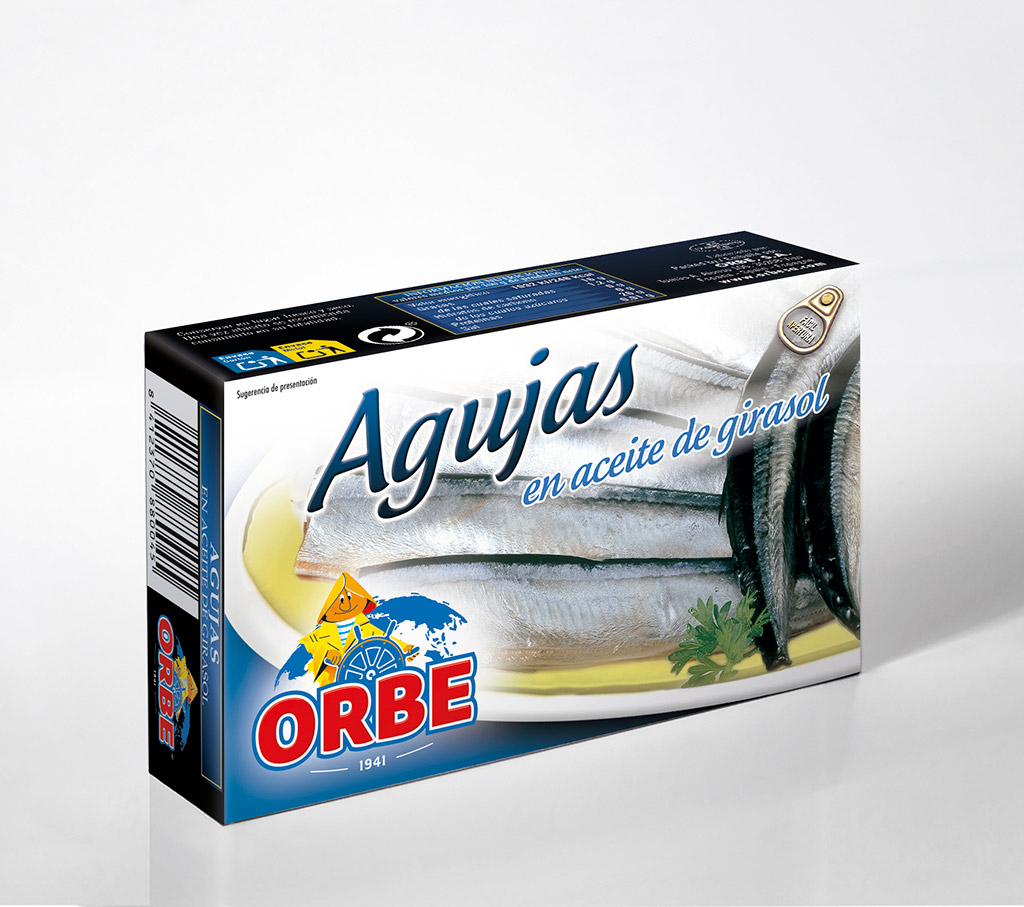 Aguja en aceite de girasol